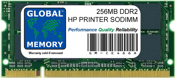 256MB DDR2 HEWLETT-PACKARD LASERJET ENTERPRISE 4000 SERIES PRINTER RAM (CE466A)