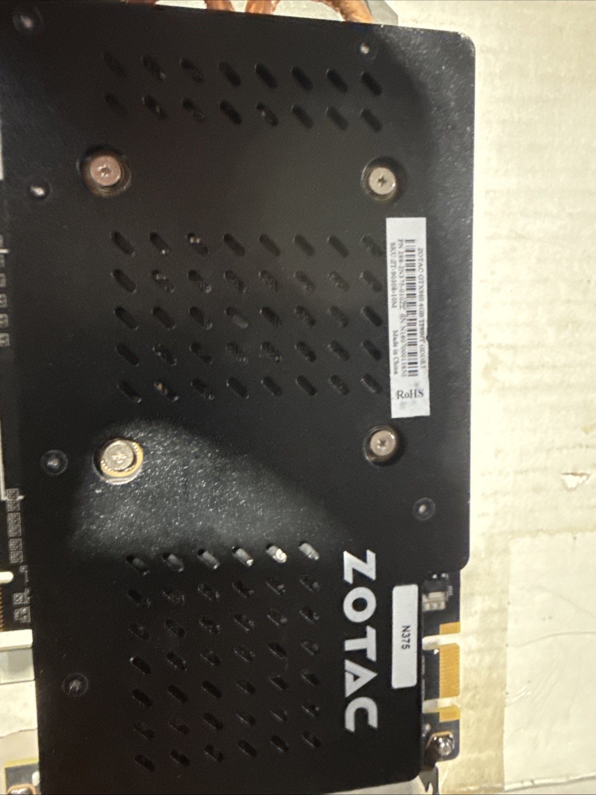 ZOTAC GeForce GTX960 4GB 1024SP GDDR5 PCI-E Graphics Video Card DP DVI HDMI