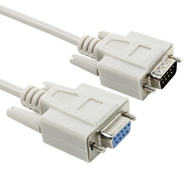 5M 15FT 9 Pin Extension Cable Serial Direct Male to Female RS232 DB9 M-F