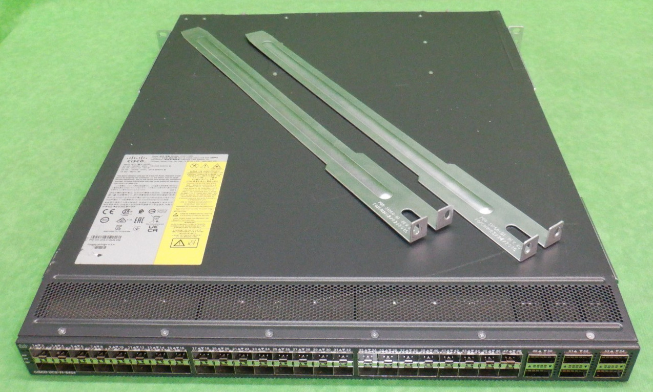 CISCO UCS-FI-6454 54 PORT Fabric Inerconnect Switch Full Rail Kit Dual Pow Sup