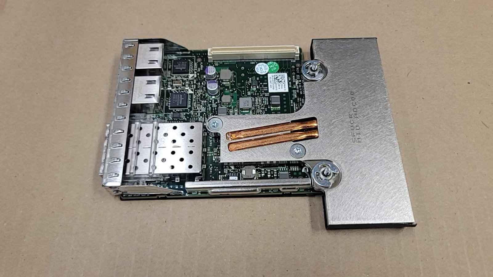 Dell 0165T0 Broadcom 57800S Quad Port SFP+ 2x10GbE RJ45 Network Card