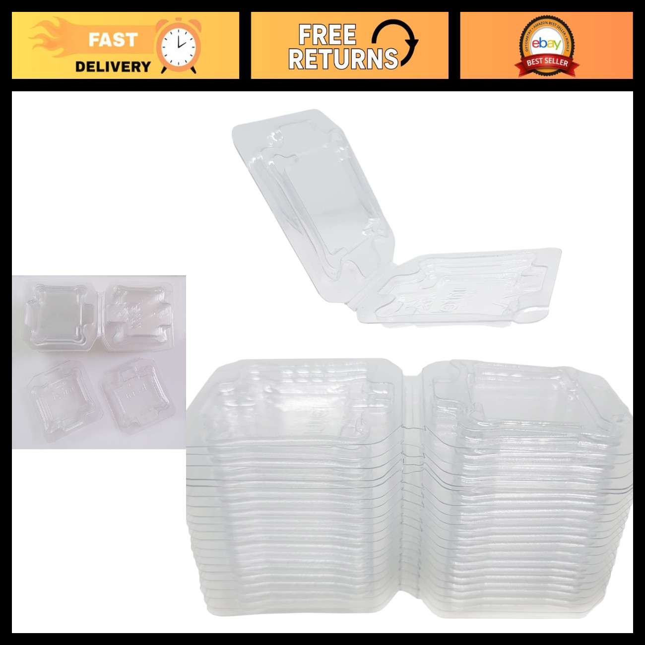 20 PCS CPU Case Tray Clamshell Packaging for Intel LGA1700 i3 i5 i7 i9 - CPU Pro