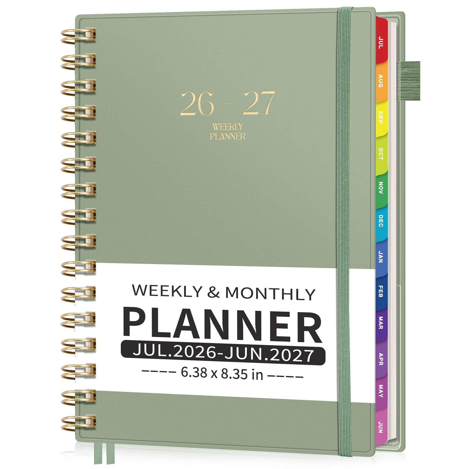 Academic Planner 2026-2027 Weekly Monthly A5 6.3 x 8.3 EMSHOI