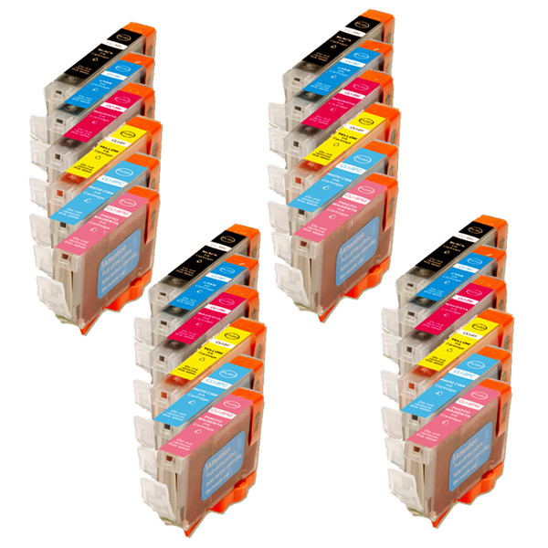 24 PK New Ink Set w/ PC PM for Canon BCI-6 Pixma i9100 i900D iP6000D