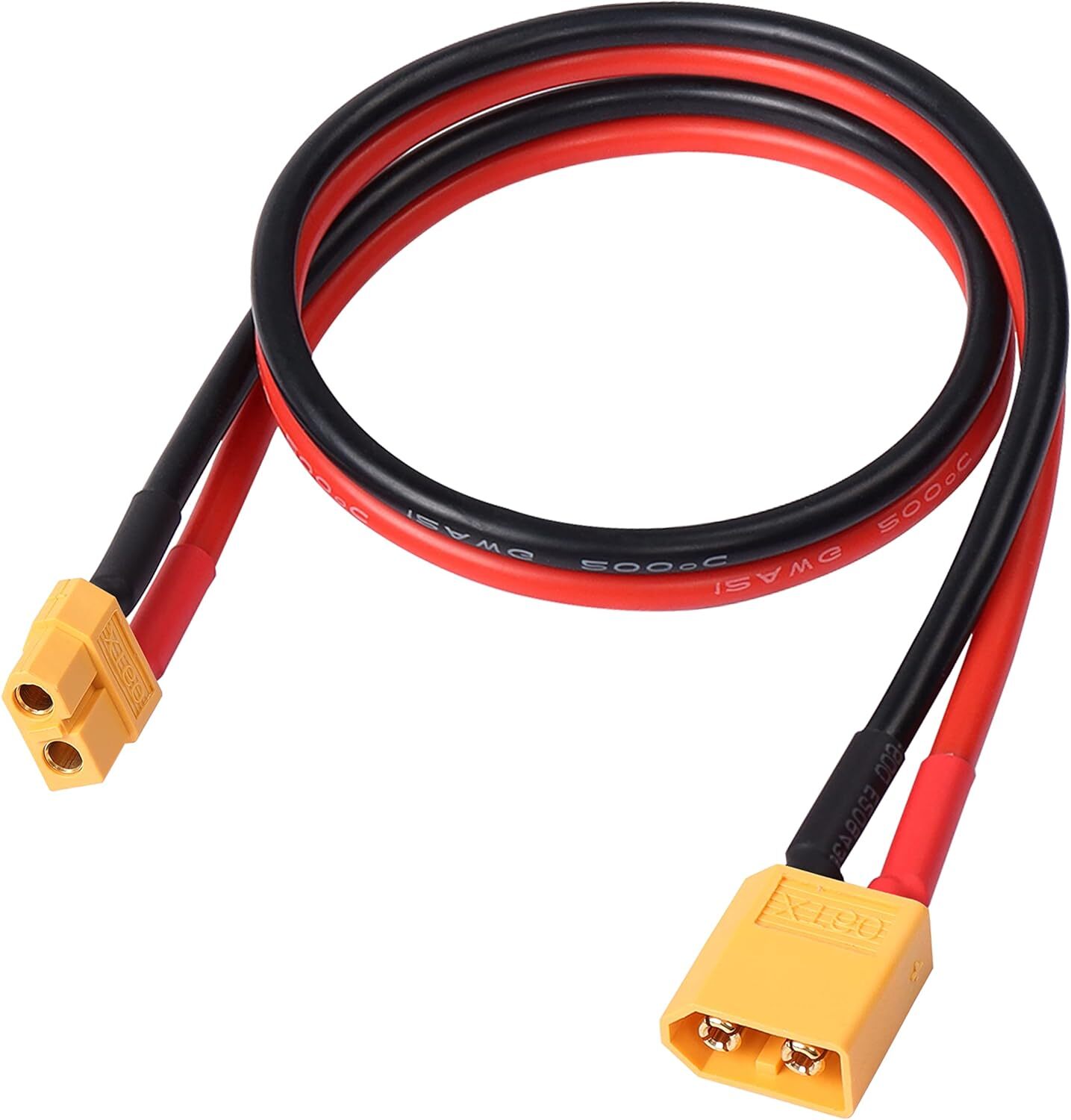 Xt60 Male To Female Extension Cable 12Awg 50Cm High Current Adapter Lead