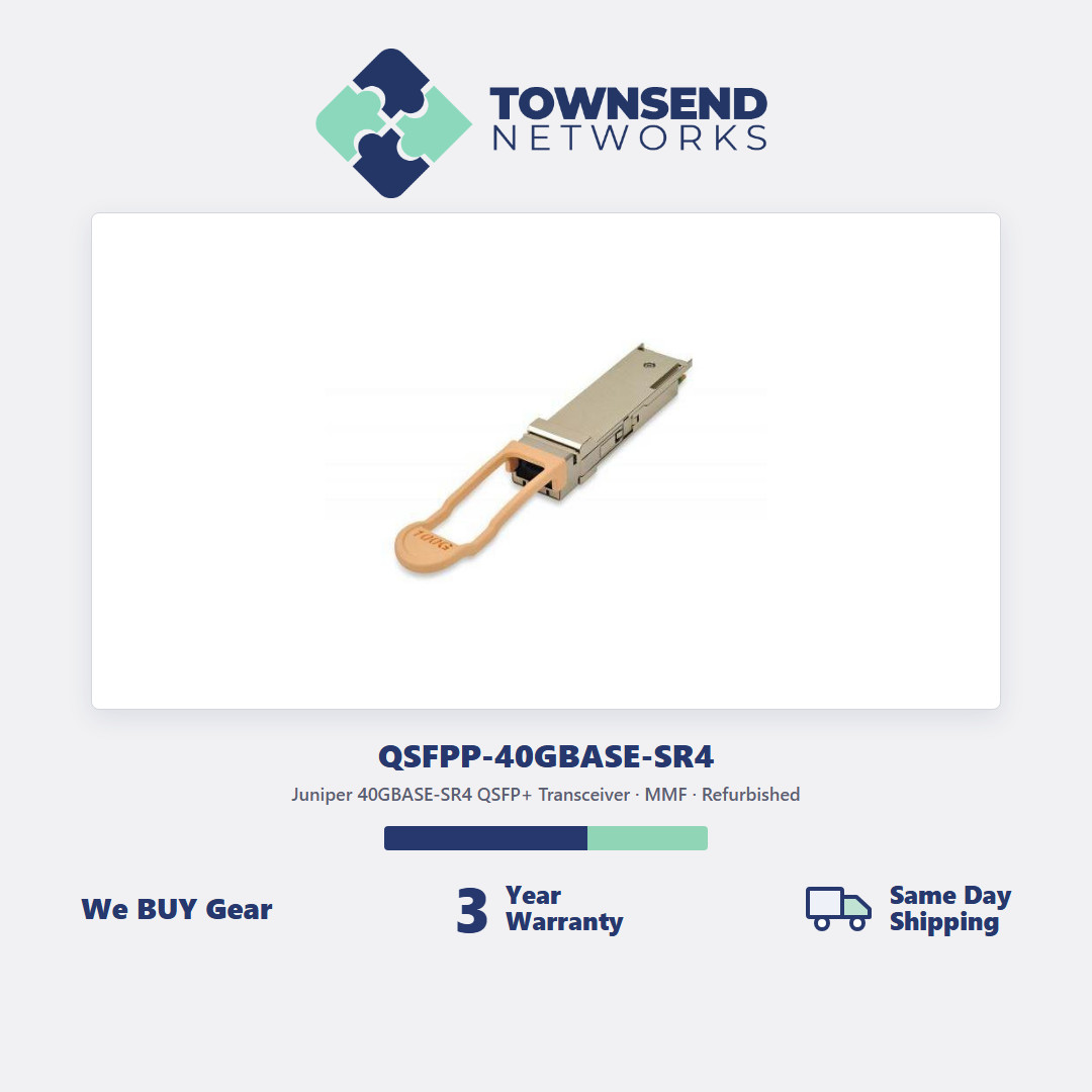 Juniper QSFPP-40GBASE-SR4 Transceiver QSFP+ — Tested
