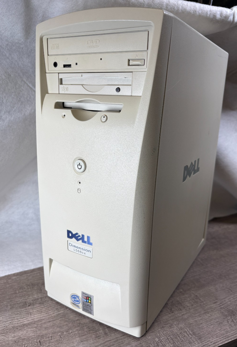 Dell Dimension L566CX WinME Tested & Working Intel Celeron 128MB Ram - Vintage