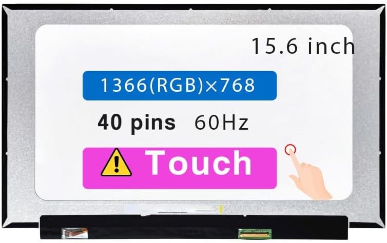 15.6" LCD Screen for HP 15-FD0101DS 15-FD0102DS 15-FD0103DS HD Touch Display