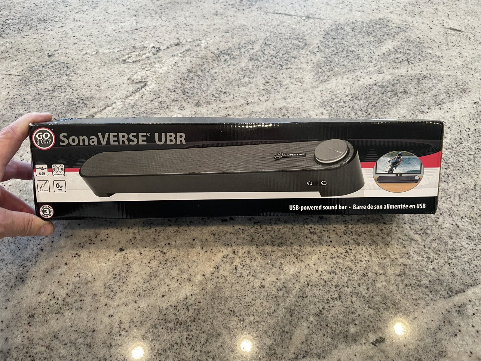 SonaVERSE UBR Go Groove USB Powered Computer Sound Bar Speaker