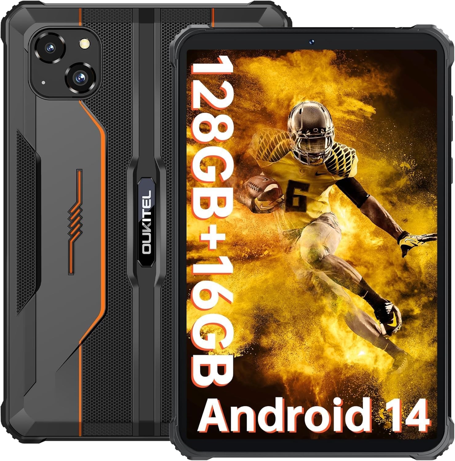 2026 OUKITEL RT3 PRO Tablets 8 in Android 14 Tablet 128GB+16GB 5150mAh  NFC