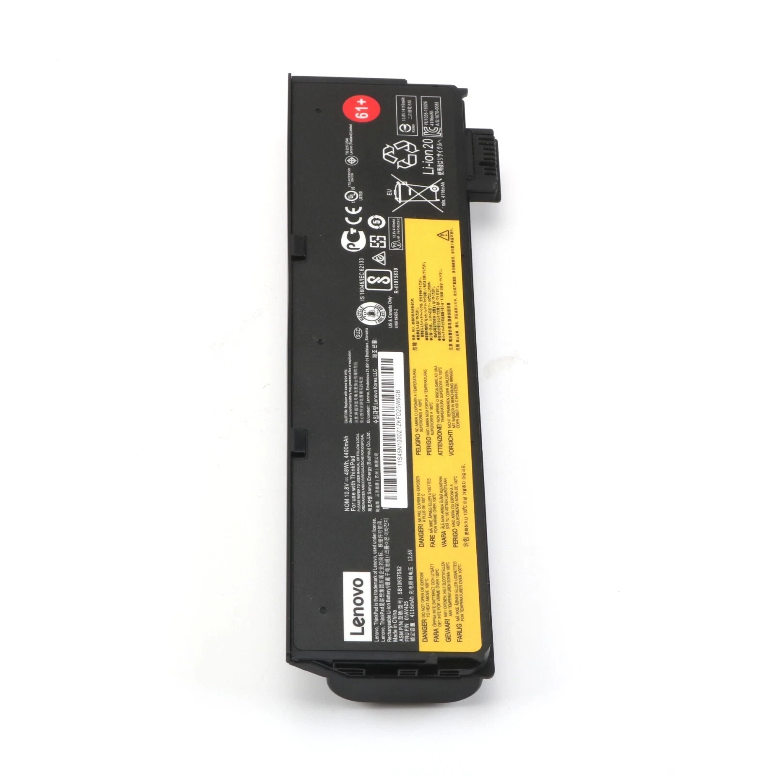61+ Original 01AV425 48WH Battery For Lenovo Thinkpad T470 T480 P51s SB10K97582