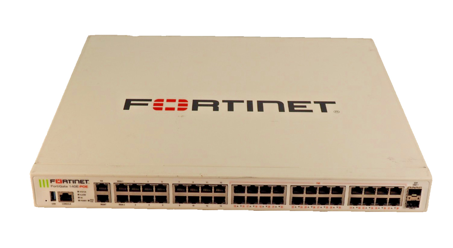 Fortinet Fortigate 140E-POE 42-Port Gigabit Firewall FG-140E-POE *DESC*