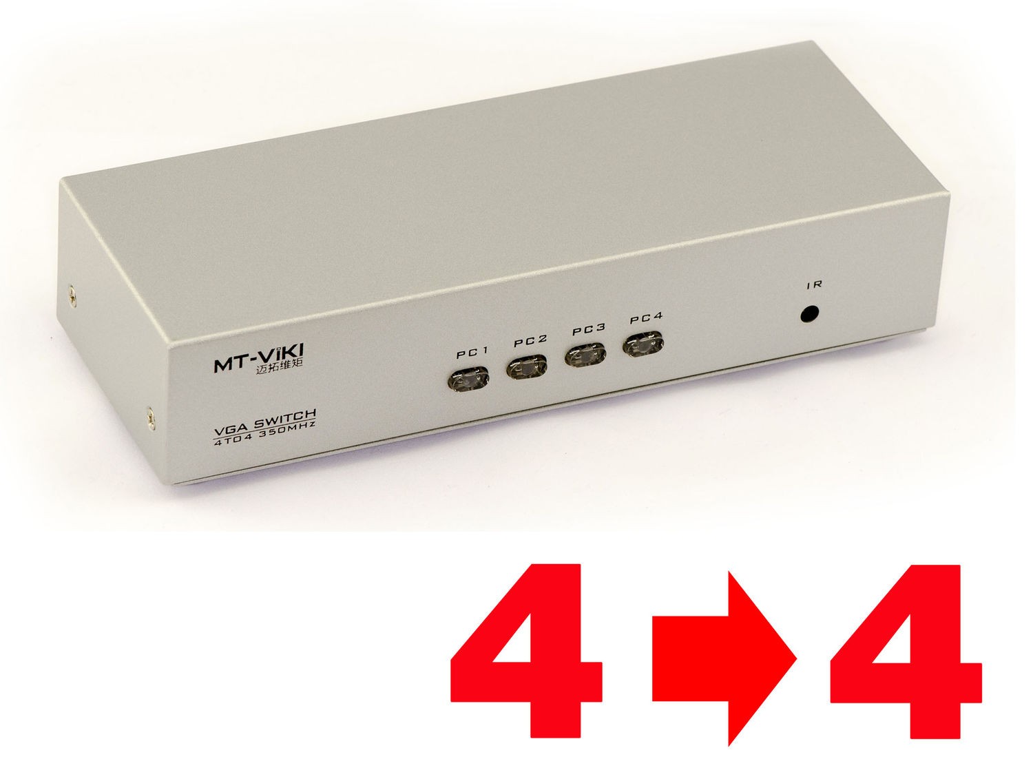 Switch + Splitter (Matrix) VGA - 350 MHz - 4 Sources To 4 Outputs