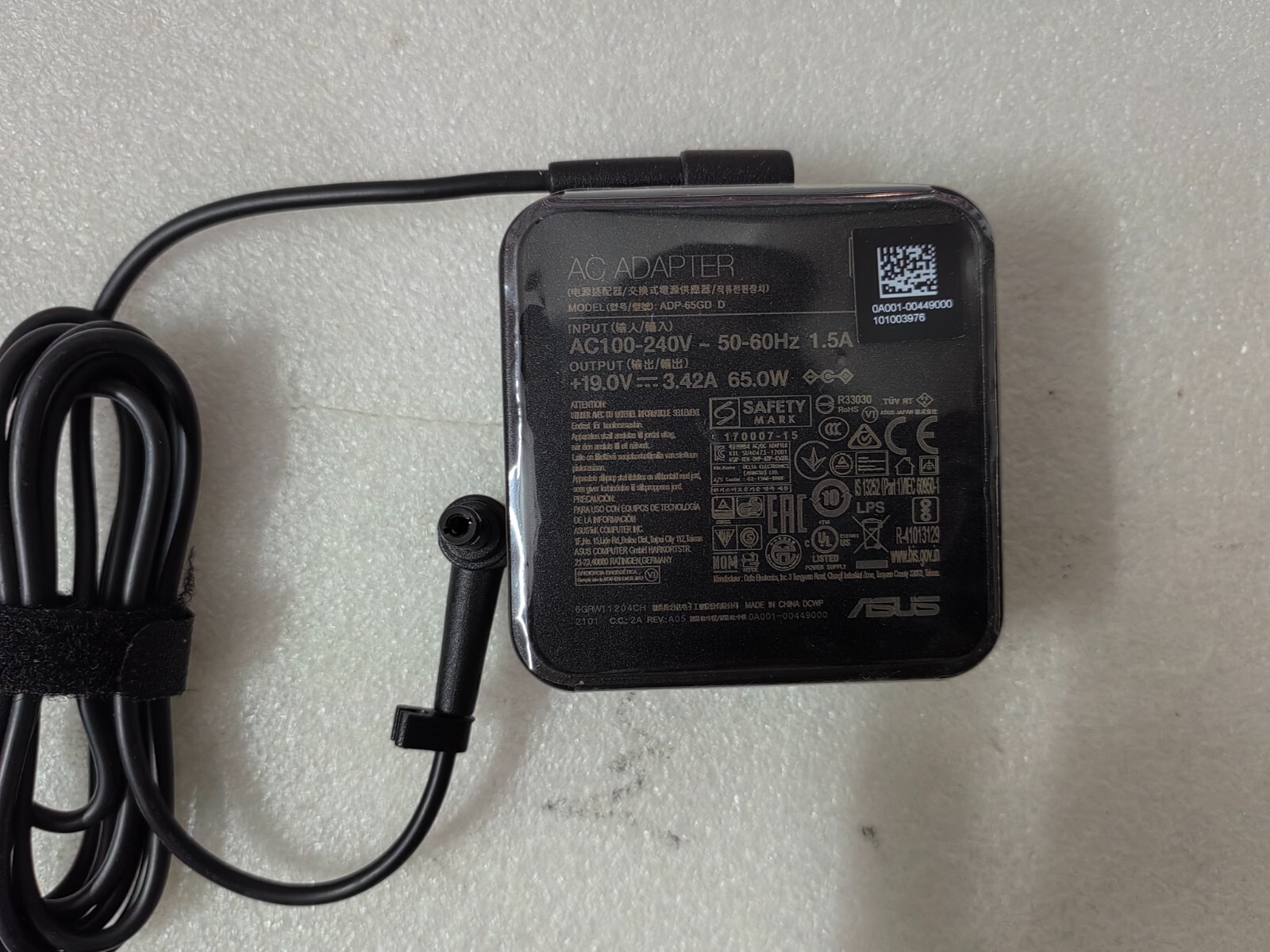 For ASUS TUF Gaming VG279 VG279Q1A 19V3.42A ADP-65GD D 5.5mm 65W Adapter Genuine