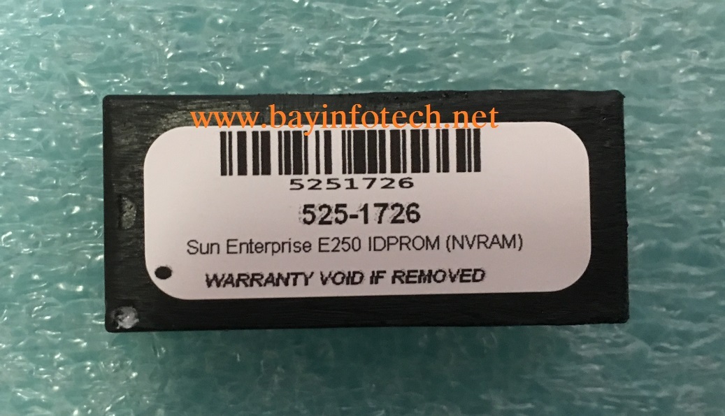 525-1726  IDPROM (NVRAM) Sun Enterprise E250  Server New Battery 