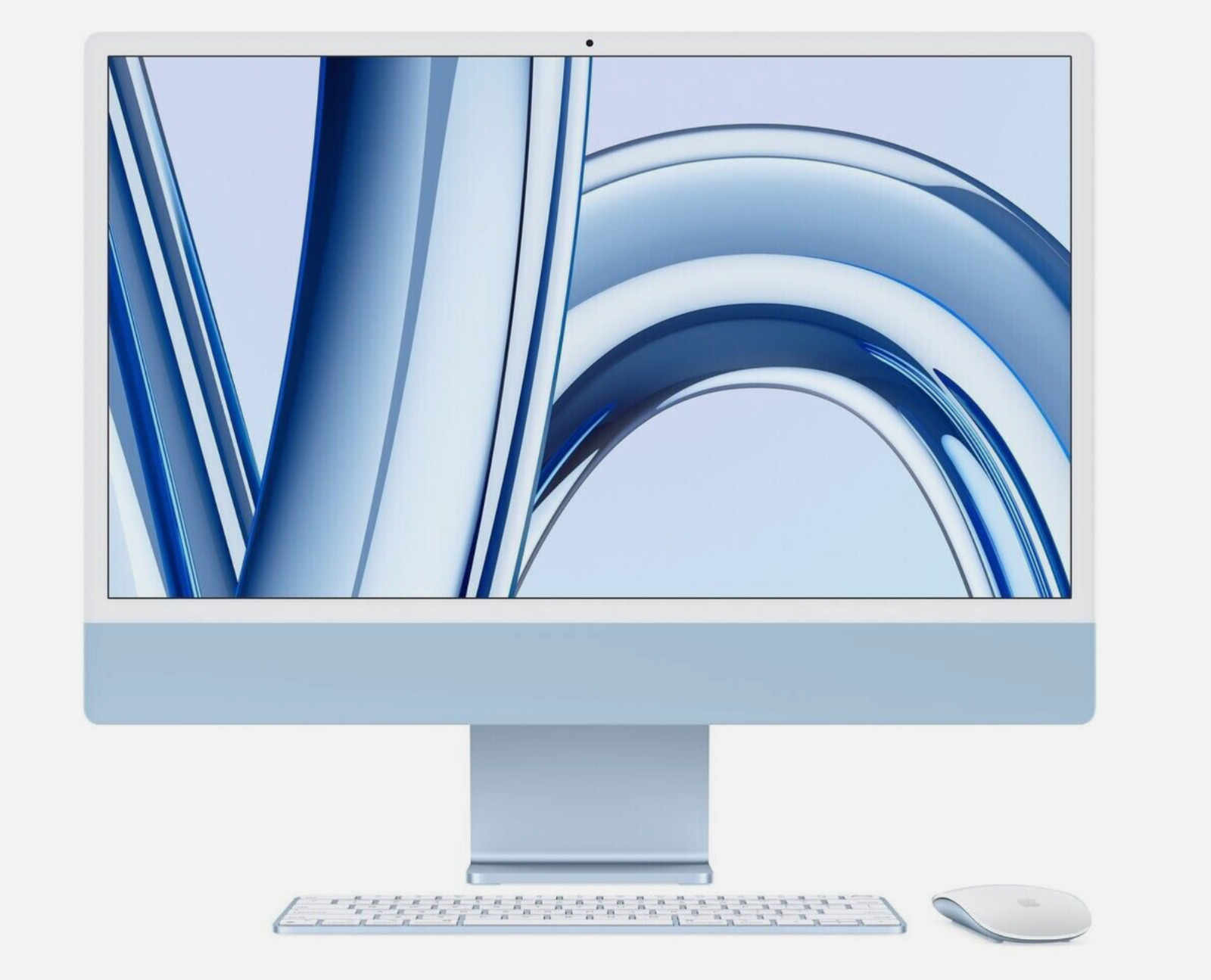 Apple 24 Inch 2023 iMac 4.0 GHz Apple M3 512GB 8GB RAM 10C GPU A2873 Blue