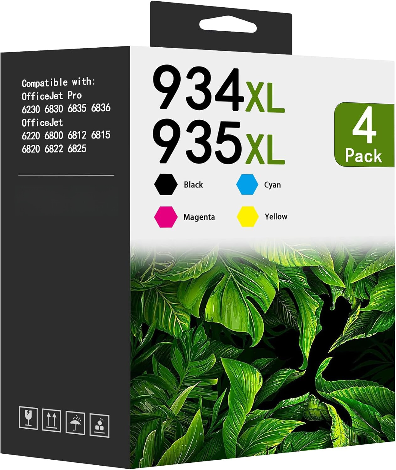 4PK High Yield 934 XL 935 XL Ink Cartridges for HP Officejet Pro 6830 6835 6230