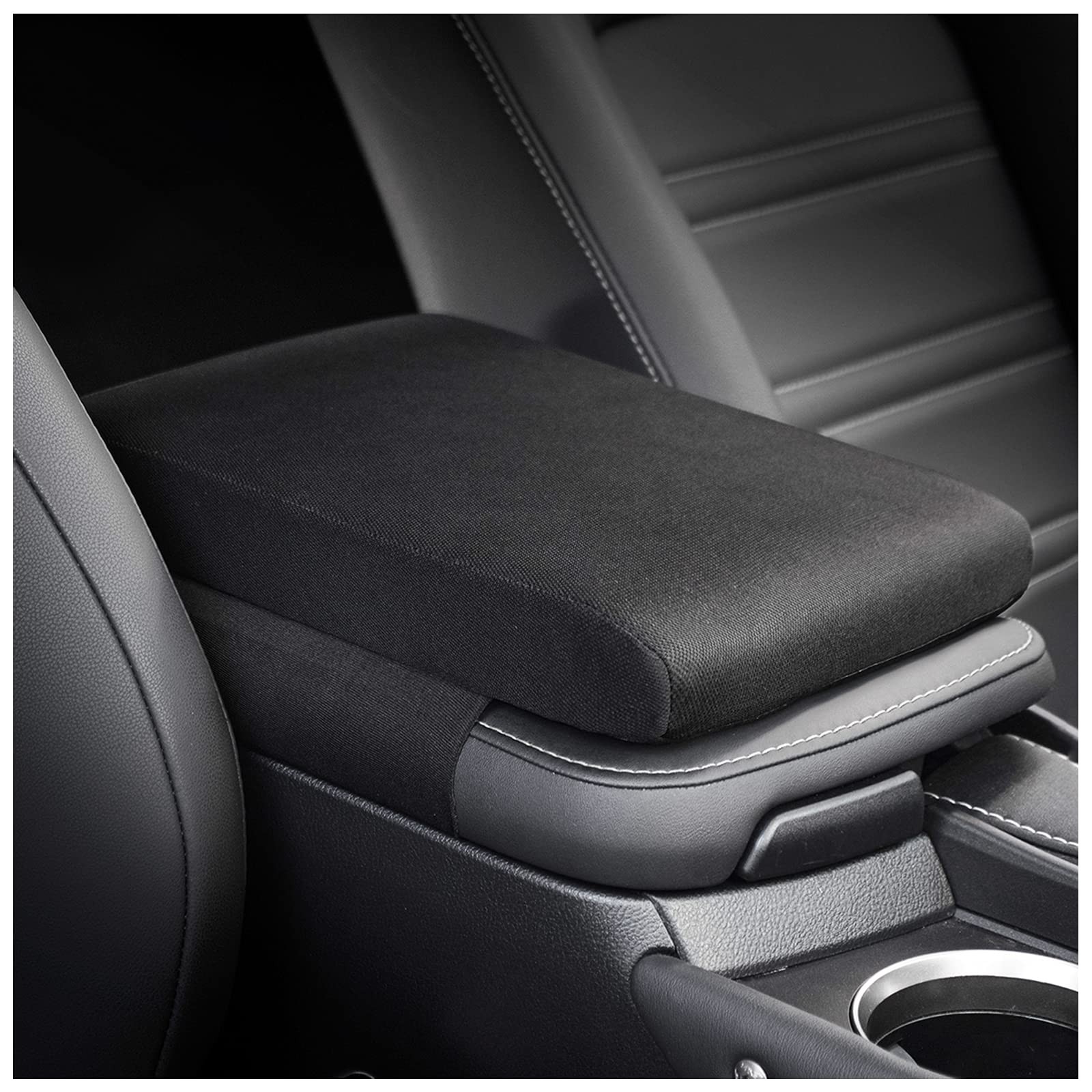 Timorn Car Center Console Cover: Memory Foam 12*8.2*1.5 inch, black 