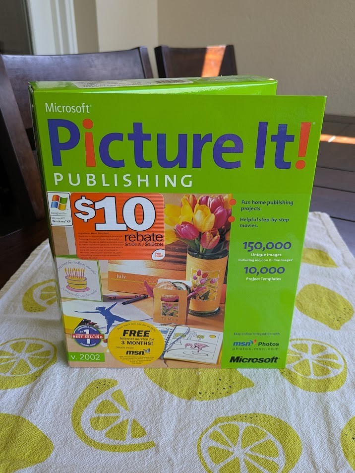 Microsoft Picture It Publishing SEALED (PC; Clean & Excellent Condition)