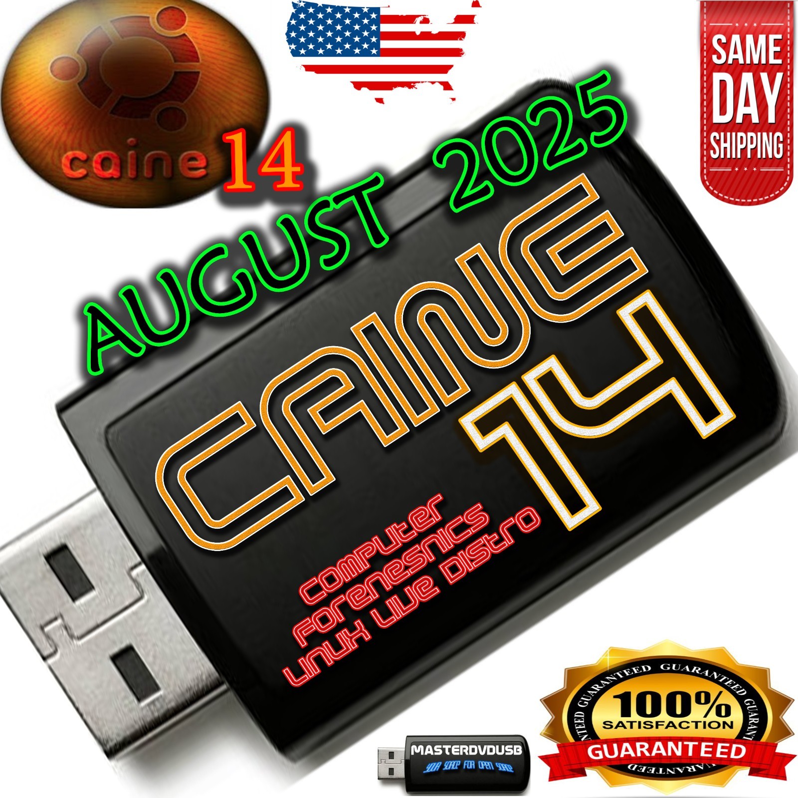 CAINE 14 USB Bootable Live-Installer – August 2025 Edition