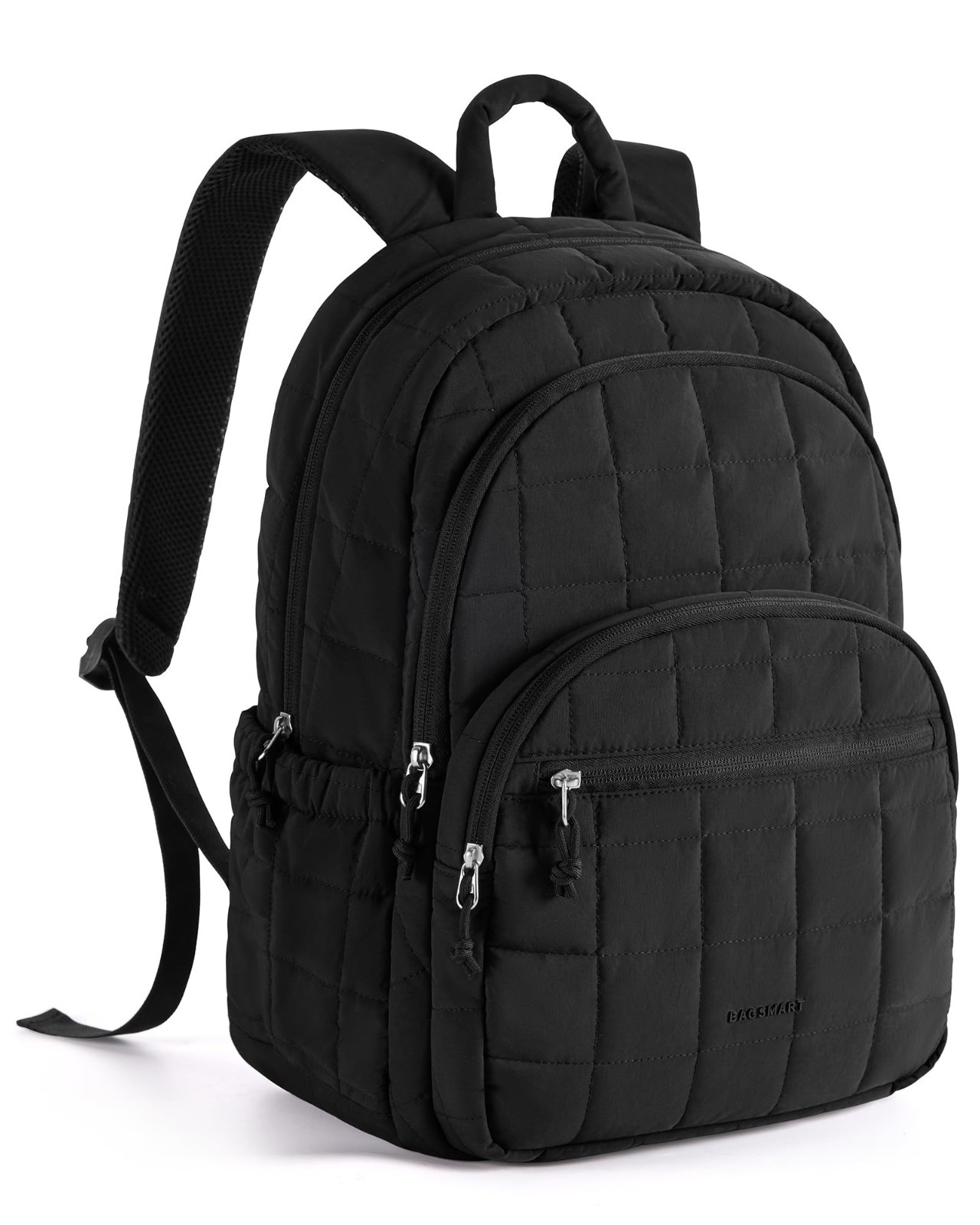 BAGSMART College Laptop Backpack Travel Backpack for Women Quilted Casual