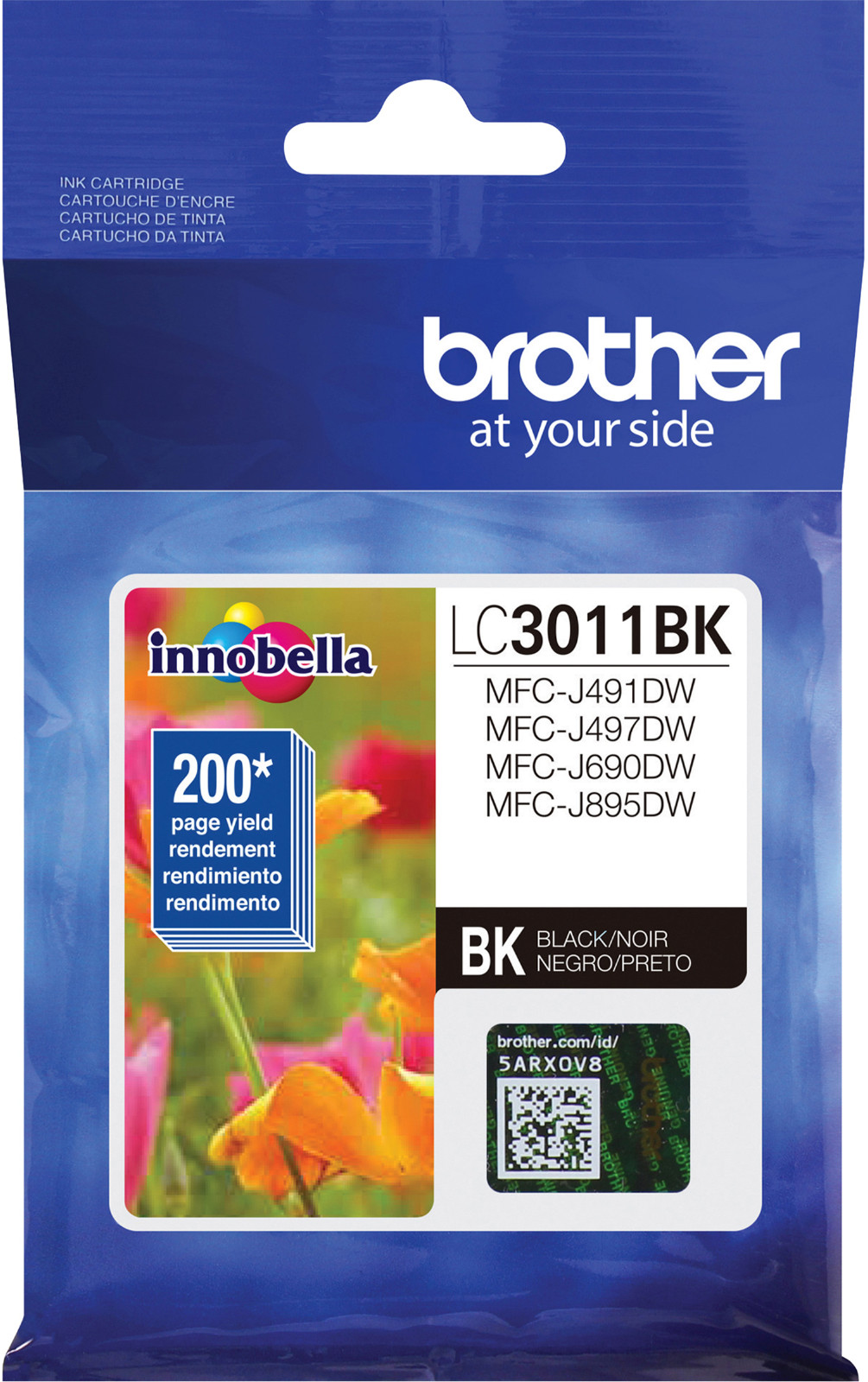 New Genuine Brother LC3011 Black Ink Cartridge MFC-J491DW, MFC-J497DW