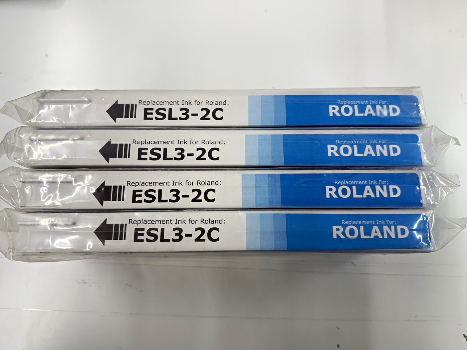 STS Inks ESL3 Compatible CMYK Inkjet Ink for Roland, 220ml.  BUNDLE