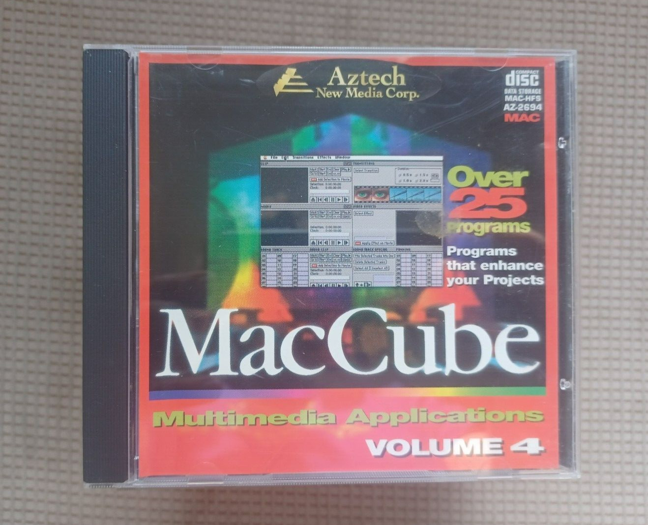 MacCube Multimedia Applications Volume 4  (Mac Software, 1995, Aztech)
