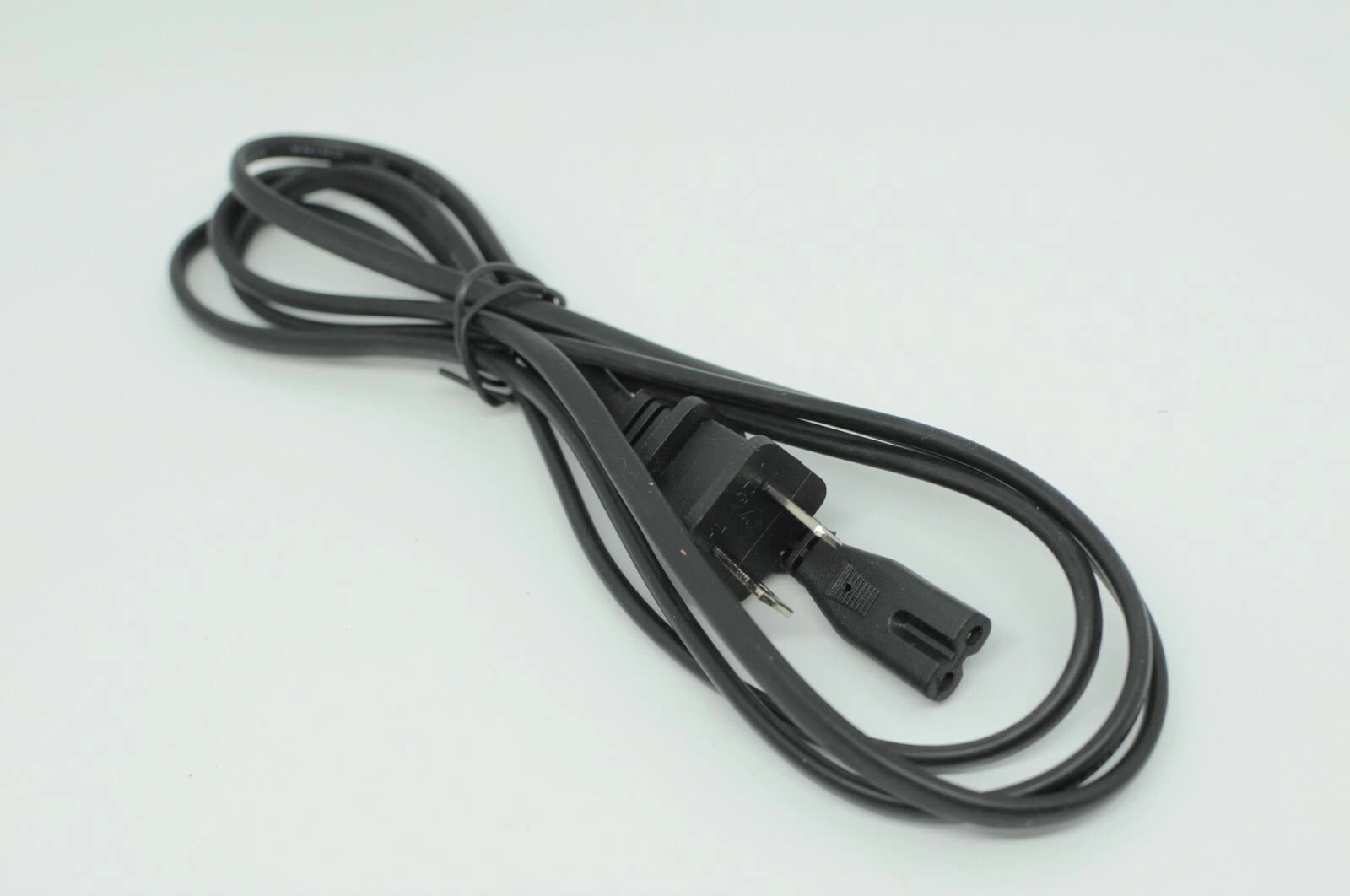 2x US 2 Prong 2Pin 6FT AC Power Cord Cable Charge Adapter PC Laptop PS2 PS3 Slim
