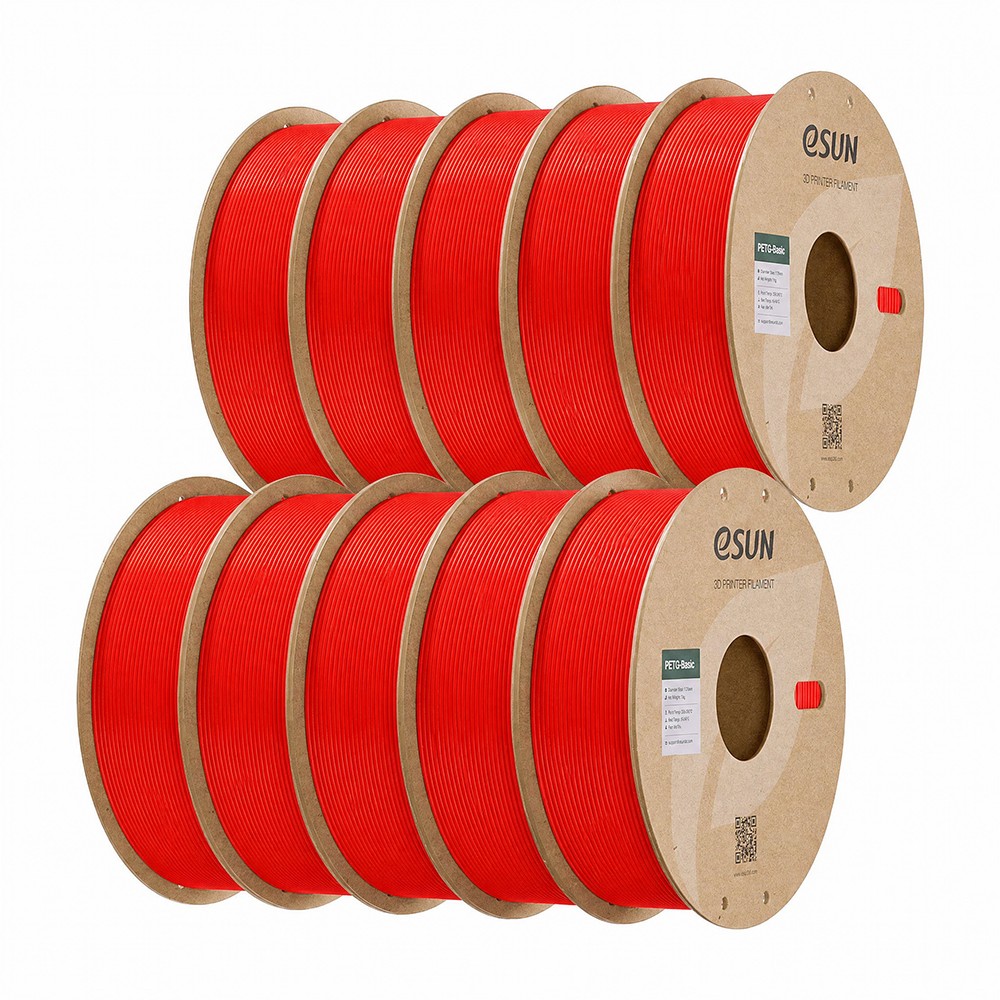eSUN 10KG PETG Basic 3D Printer Filament 1.75mm 1KG/ROLL +/-0.02mm Multicolor US