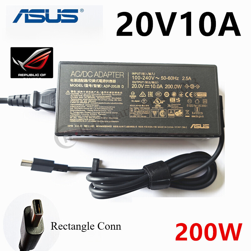 Original 200W Power Adapter for ASUS GZ302EA-RU094W ROG ROG Flow Z13 GZ302 