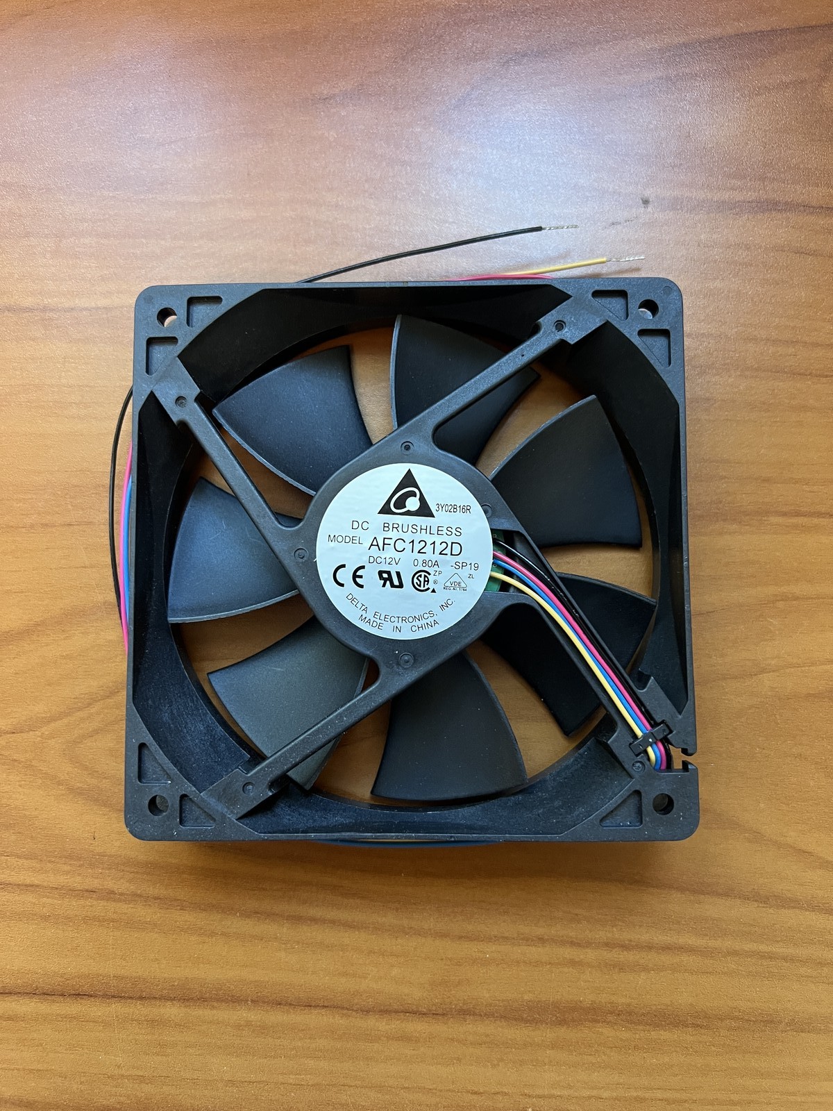 Delta Electronics High Speed 120mm PWM Cooling Fan AFC1212D-SP19