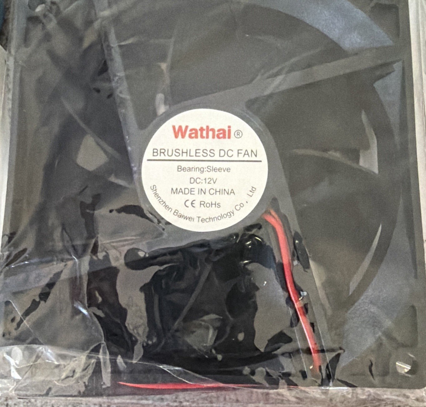 Wathai Brushless DC Fan / Bearing: Sleeve / DC:12V  2 Pin Connector 2pk