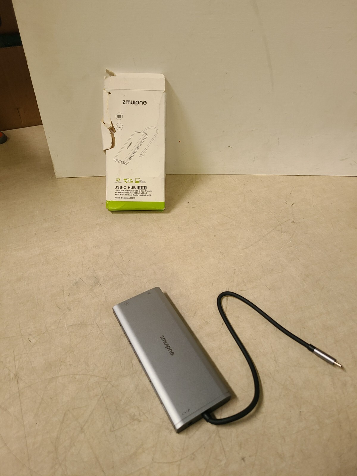 Zmuipng USB C Docking Station Hub 14 In 1 Adapter Multi-Function ZM039