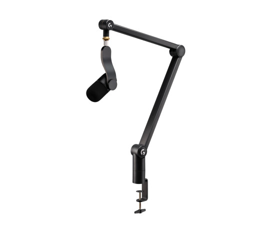 LOGITECH YETICASTER GX BUNDLE WITH YETI GX DYNAMIC MICROPHONE AND -  BLACK