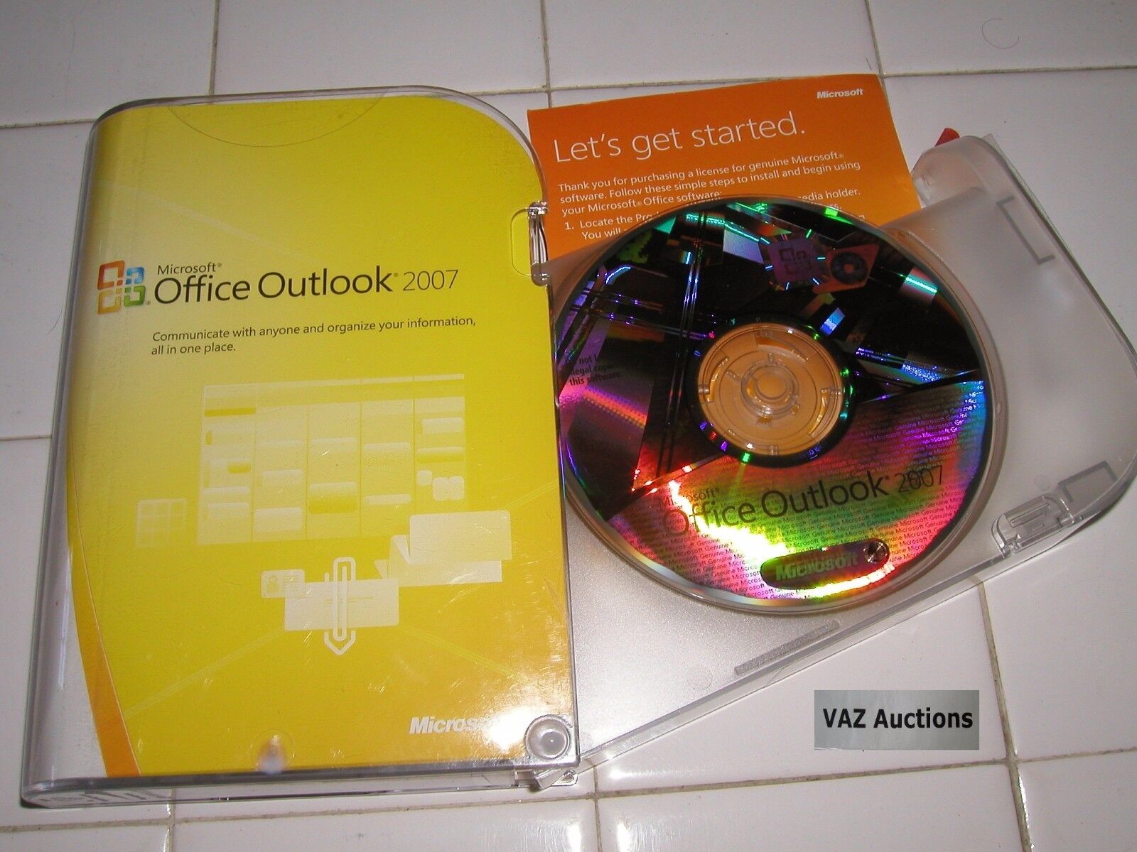 Microsoft MS Office Outlook 2007 Full Retail Box English Version =NEW=