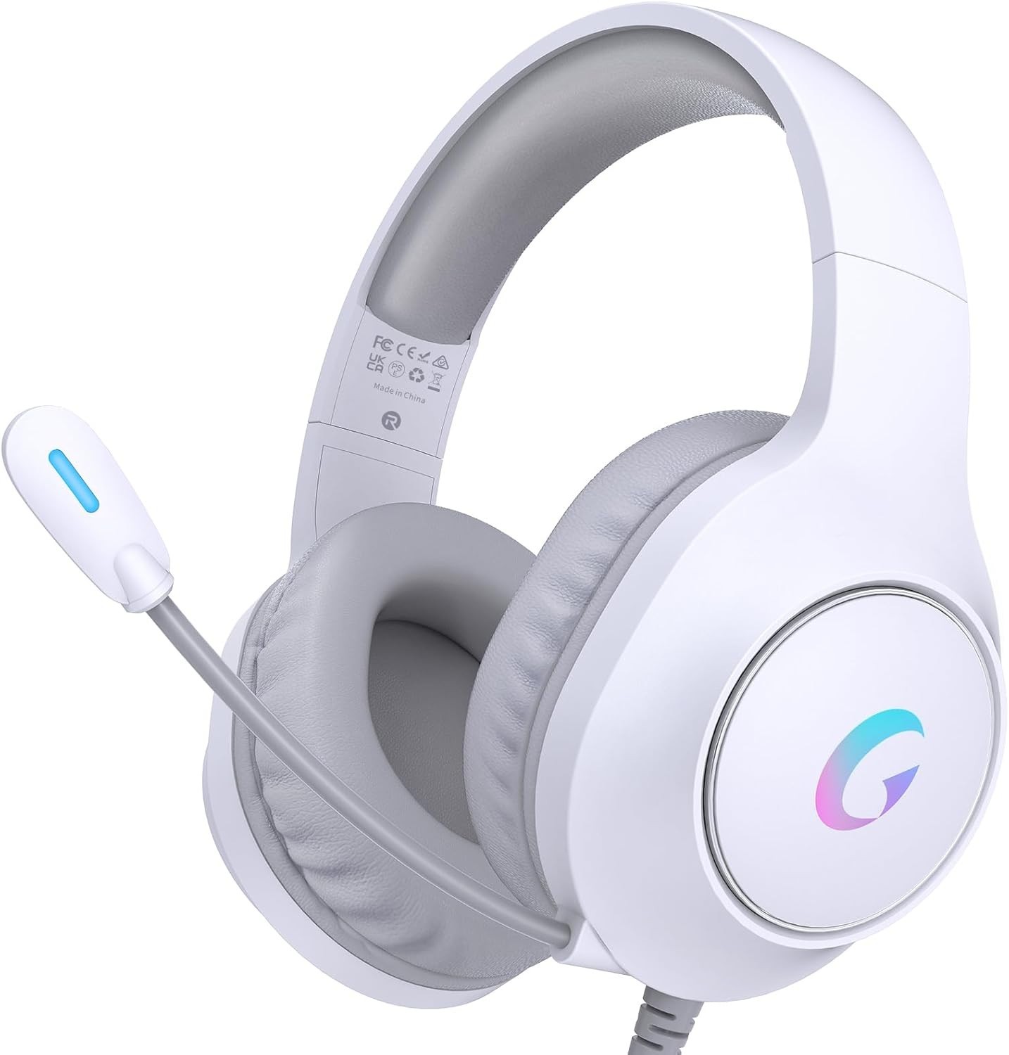 Professional Gaming CM7002 Headset: RGB Lighting, Adjustable Fit for All Systems