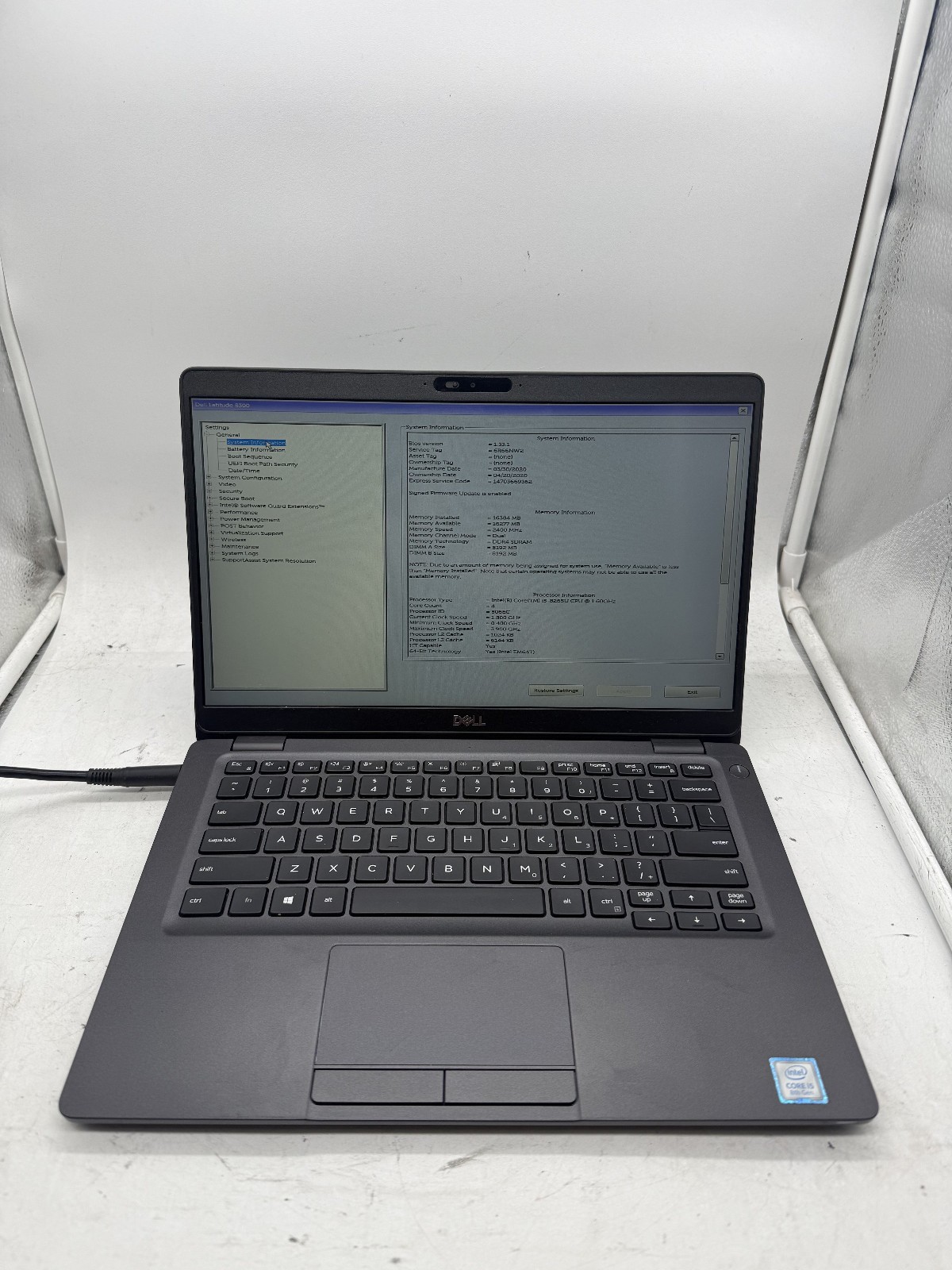 Dell Latitude 5300 13" Core i5-8265U 1.6GHz 16GB RAM NO SSD NO OS