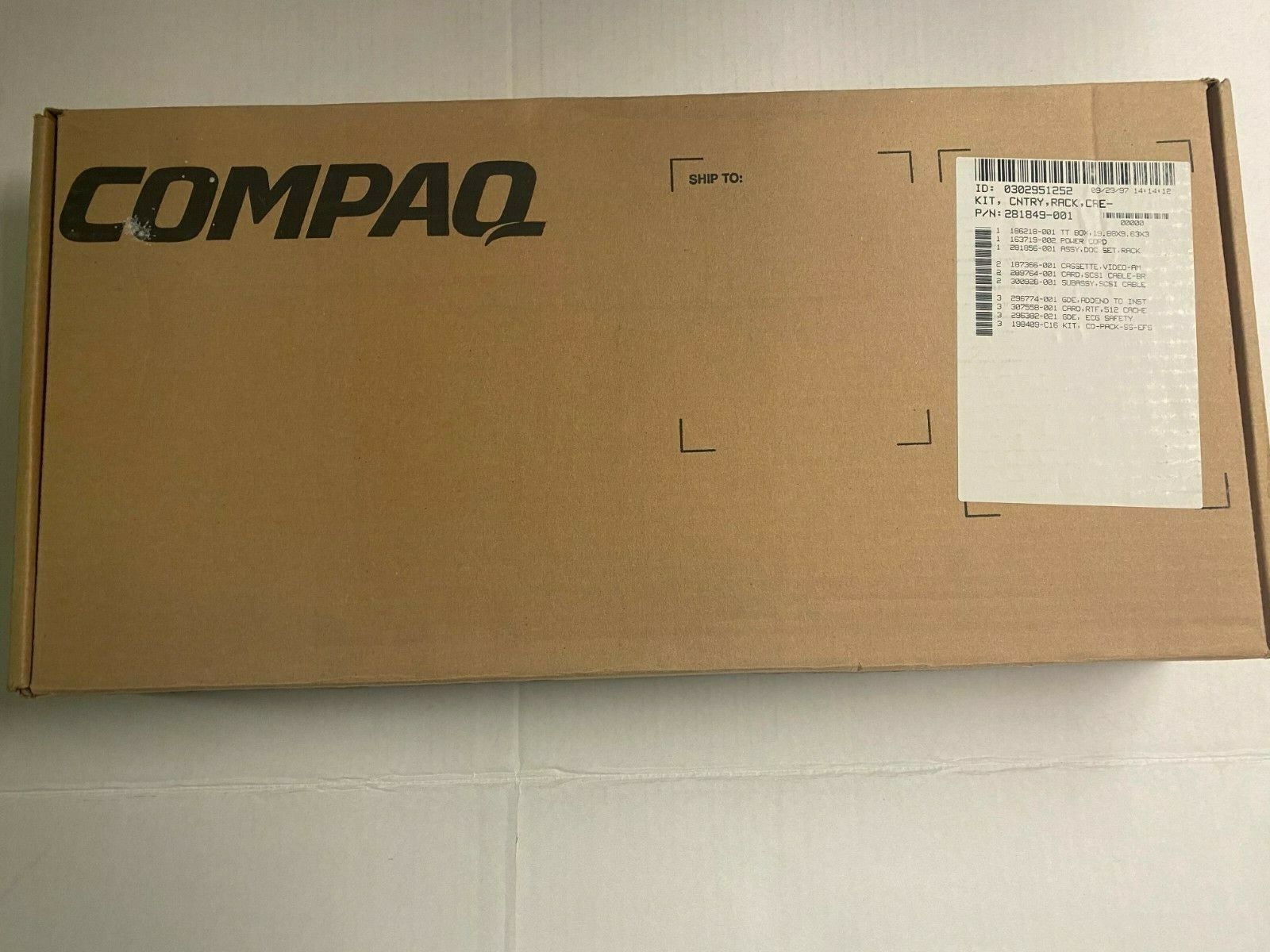 Compaq Kit 281849-001 *New, Not Opened*