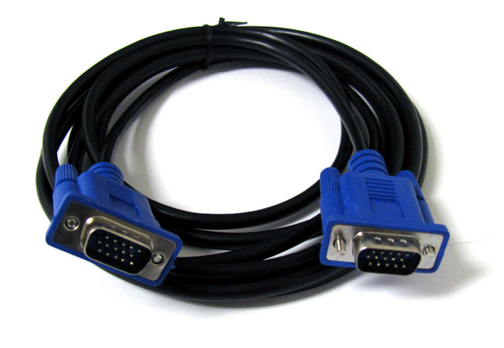 6FT 10FT 25FT 50FT 75FT 100FT HD15 SVGA VGA Monitor Cable M/M Male To Male Cord