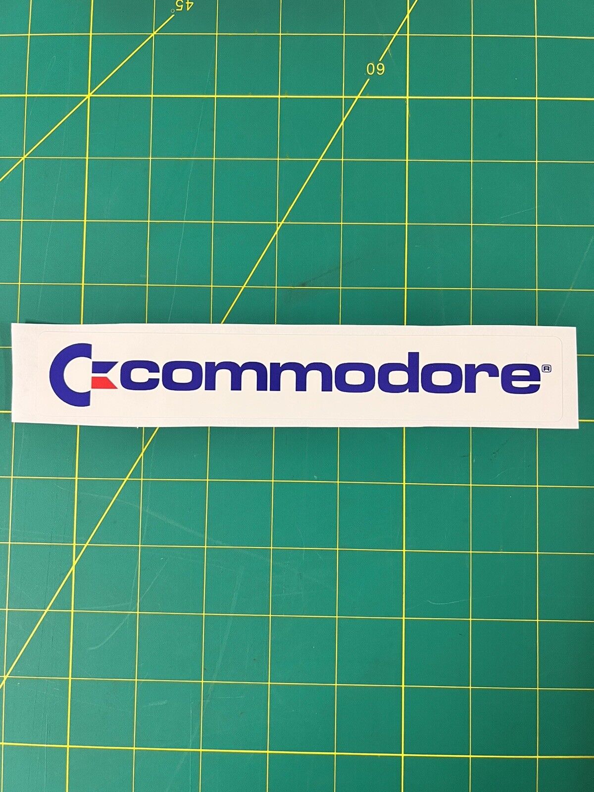 Commodore 64 128 Amiga logo decal