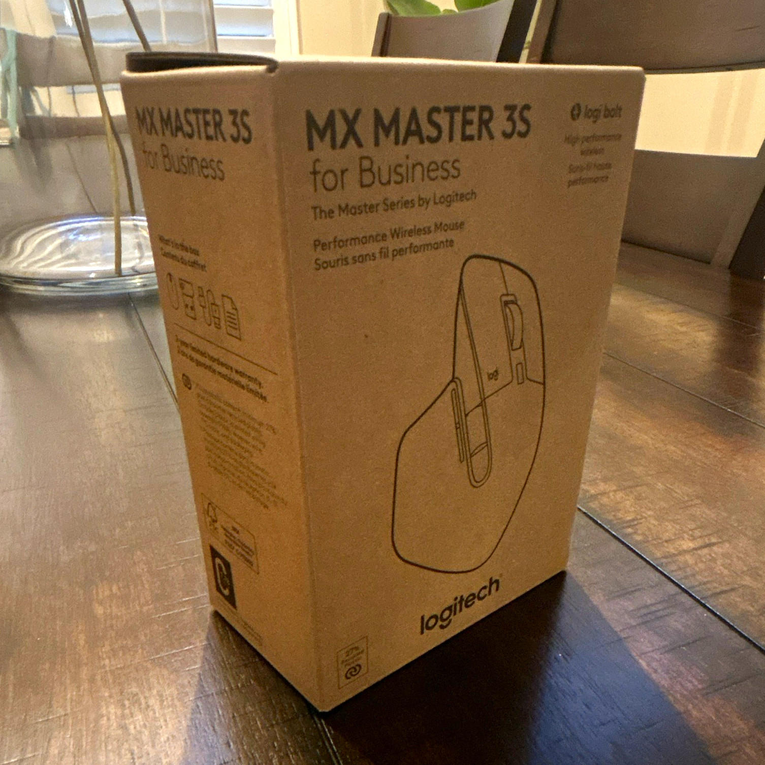 Logitech MX Master 3S for Business Wireless Mouse Logi Bolt 8000 DPI Black