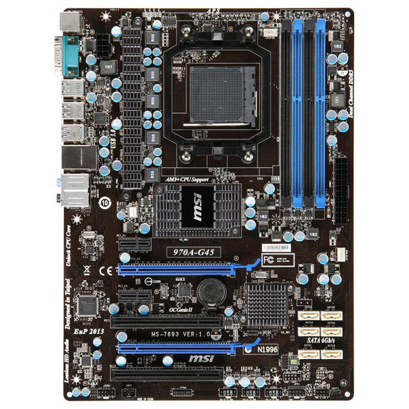 FOR MSI 970A-G45 Motherboard Suppots AM3+ fx6300 8300 DDR3 Mainboard Tested