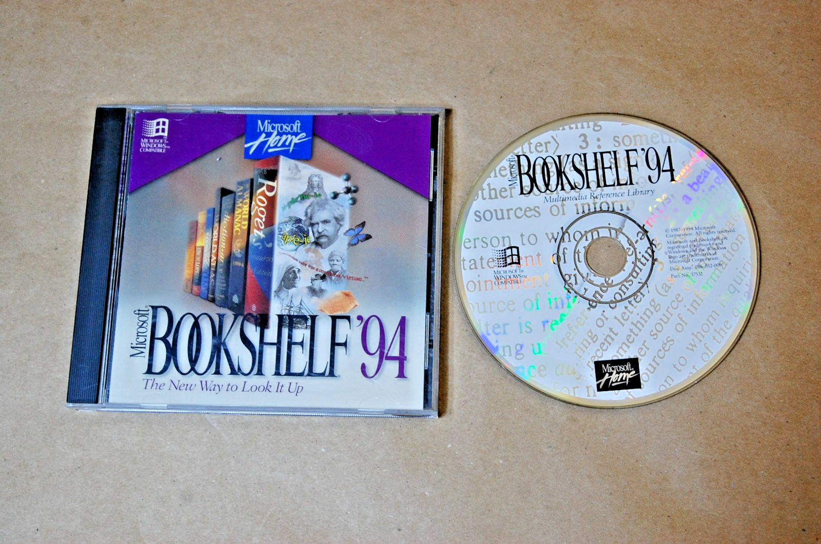 Microsoft Bookshelf '94 PC CD-ROM