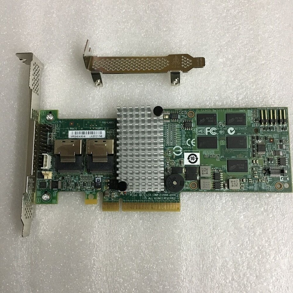 NEW LSI 9260-8i SAS SATA 8-Port PCI-E 6Gb RAID Controller +Battery + 8087 SATA