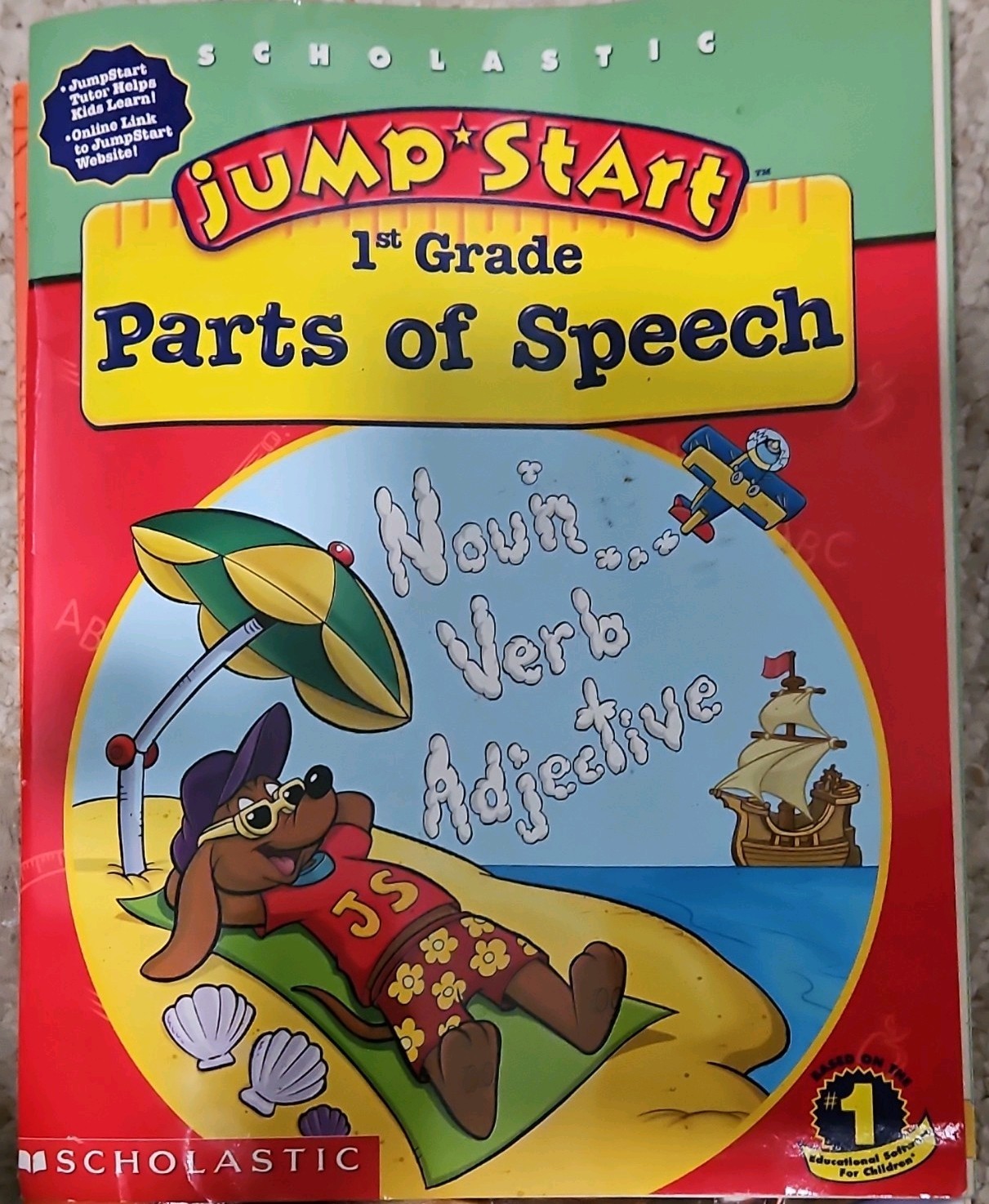 JumpStart 1st Grade Parts of Speech Language Learning Software, English