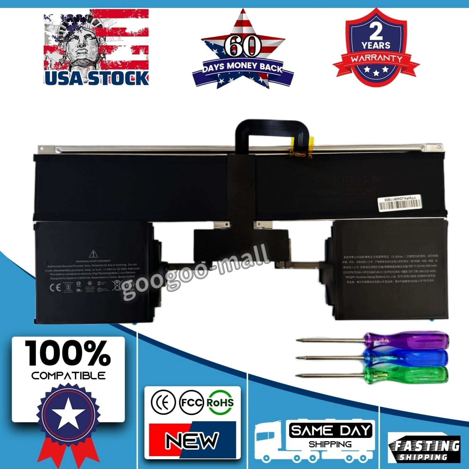 New Genuine A2681 A2669 Battery For MACBOOK AIR 13" M2 2022 661-26150 MLY13L/A