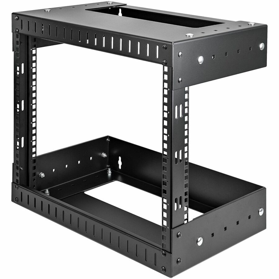 StarTech 2-Post 8U Heavy-Duty Wall Mount Network Rack, 19" Open Frame Server