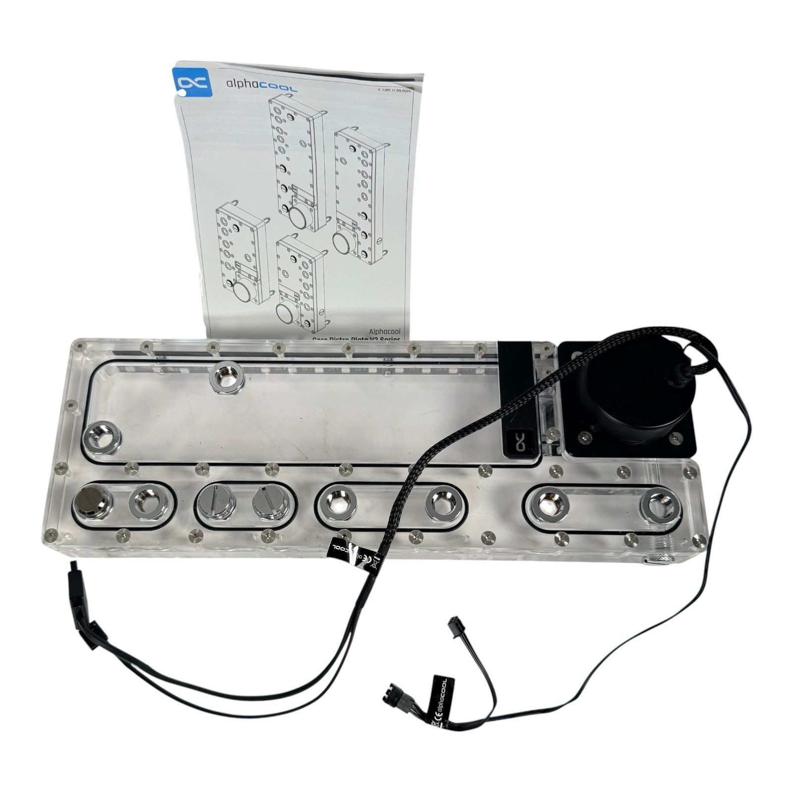 Alphacool Core Distro Plate 360 Left D5/DDC V.2 with VPP Apex Pump