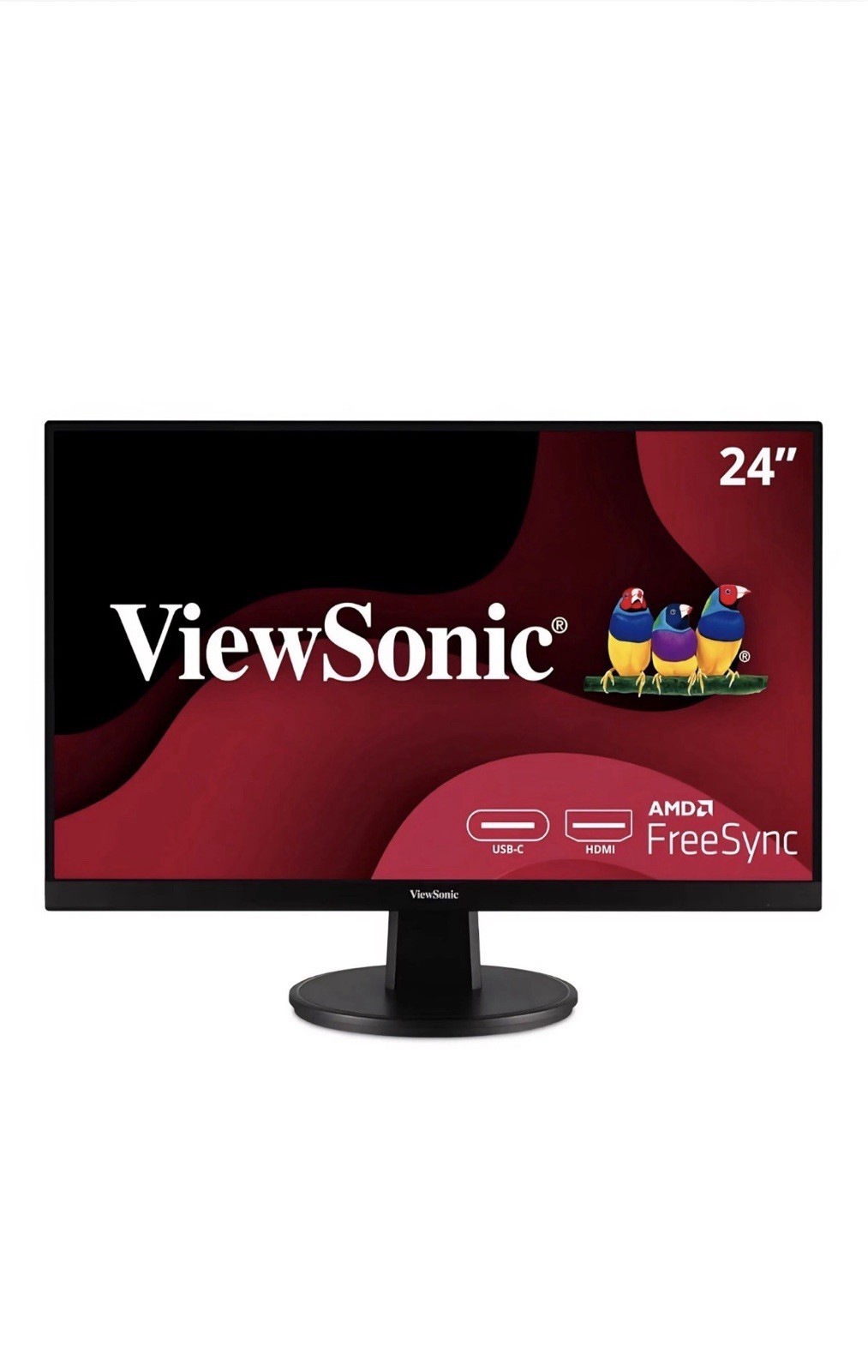 UNOPENED BOX: ViewSonic VA2447 Series 24" LED Monitor Full HD 75Hz AMD FreeSync 